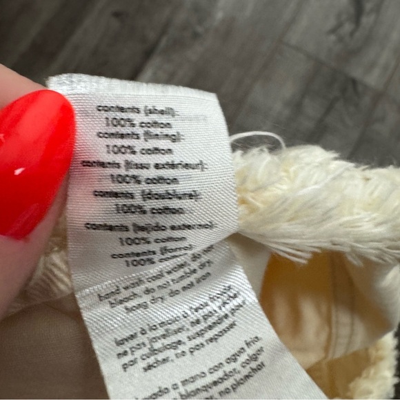 WeWoreWhat Frayed Straight Jean "Classic White" Cream Butter Yellow Size 29 - Picture 6 of 6